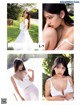 A very lovable girl in a white dress posing for the camera.